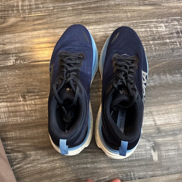 Hoka One One Men Bondi 8 Blue Outer Space Running Shoe 1123202 OSAA Size 13D main image 10